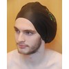 DreadLab - Large Swim Caps (Multiple Colours) Dreadlocks/Braids/Weaves/Extensions … (Black,