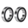 sourcing map S6802-2RS Deep Groove Ball Bearings 15mm x 24mm