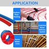 GUOFIS 1/2 Inch PEX-B Pipe,2 Rolls Blue & Red Each