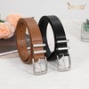 JASGOOD 2 Pack Women Belts for Jeans Pants Dresses Ladies