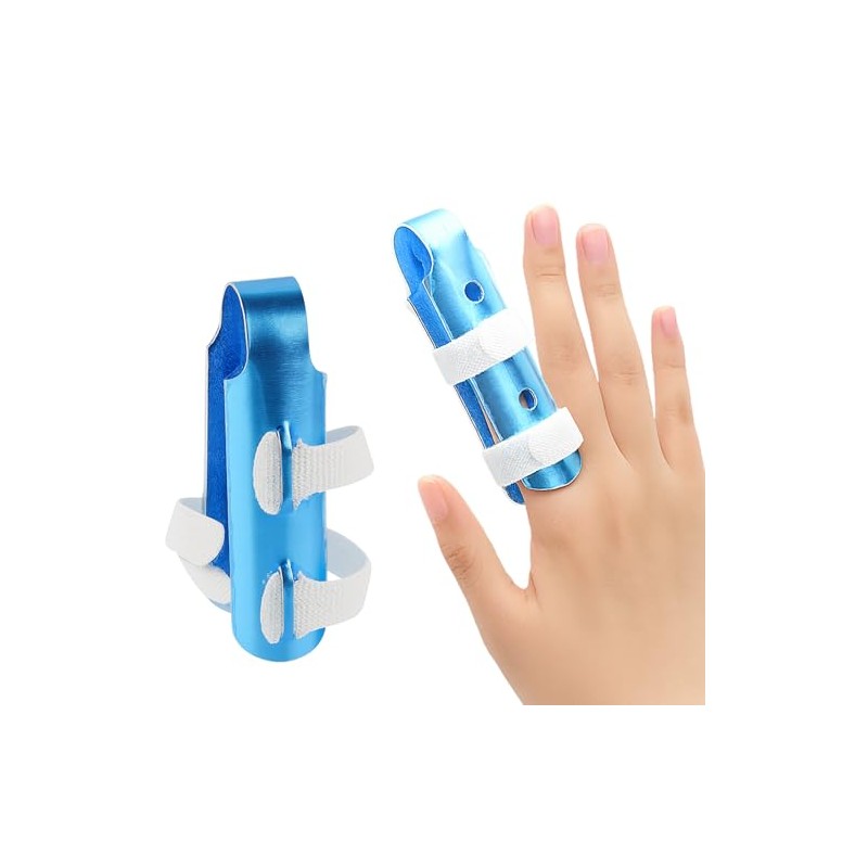 SEVEN MINE Férula de Dedo Tipo Sombrilla Ajustable – Aluminio