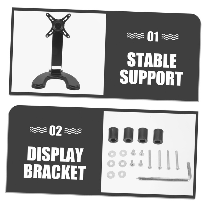 Levemolo LCD Tv Base Stand Tv Holder Bracket for Displays