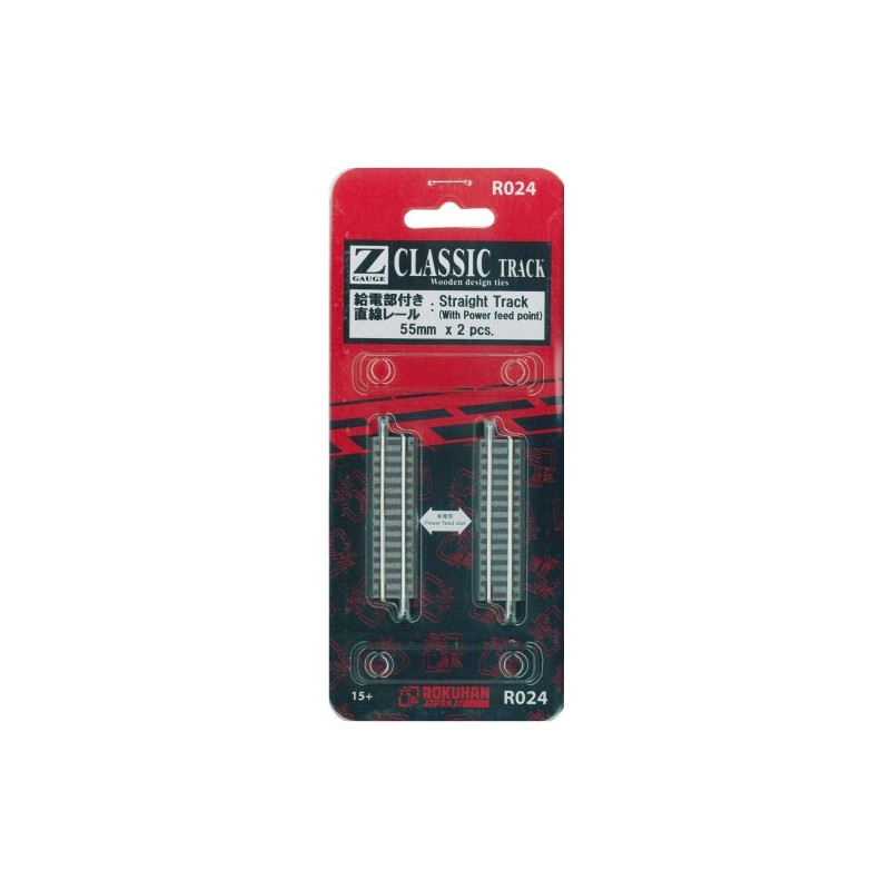 Rokuhan Z Gauge R024 with Power Supply Section, Straight 2.2