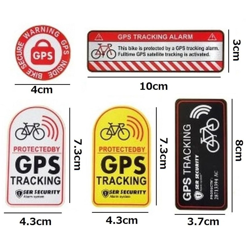GETON Car Bicycle Theft Prevention Reflective Sticker Prank Accident Prevention