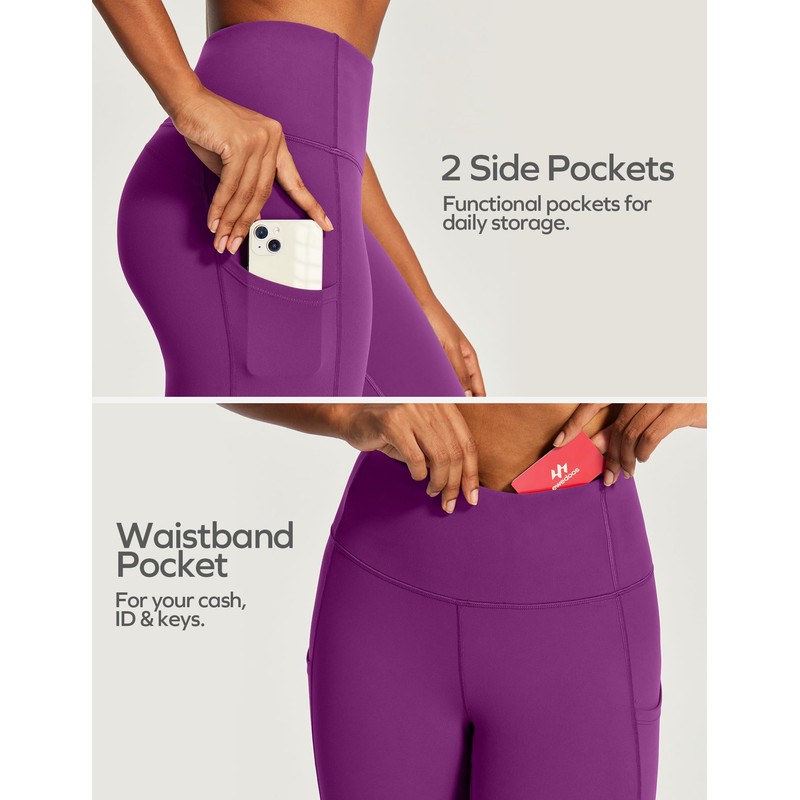 Ewedoos Capri Leggings for Women High Waisted Yoga Pants for
