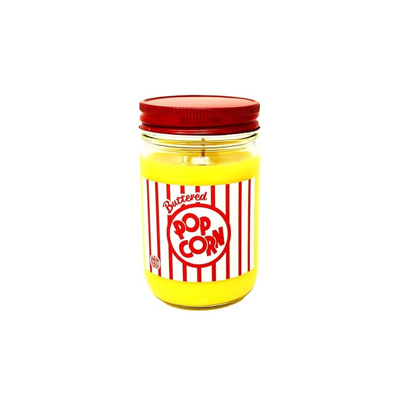 Buttered Popcorn Candle ~ All Natural Premium Soy Candles ~