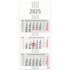 3-Month Calendar 2025 Recycled 30 x 70 cm, Decorative Large