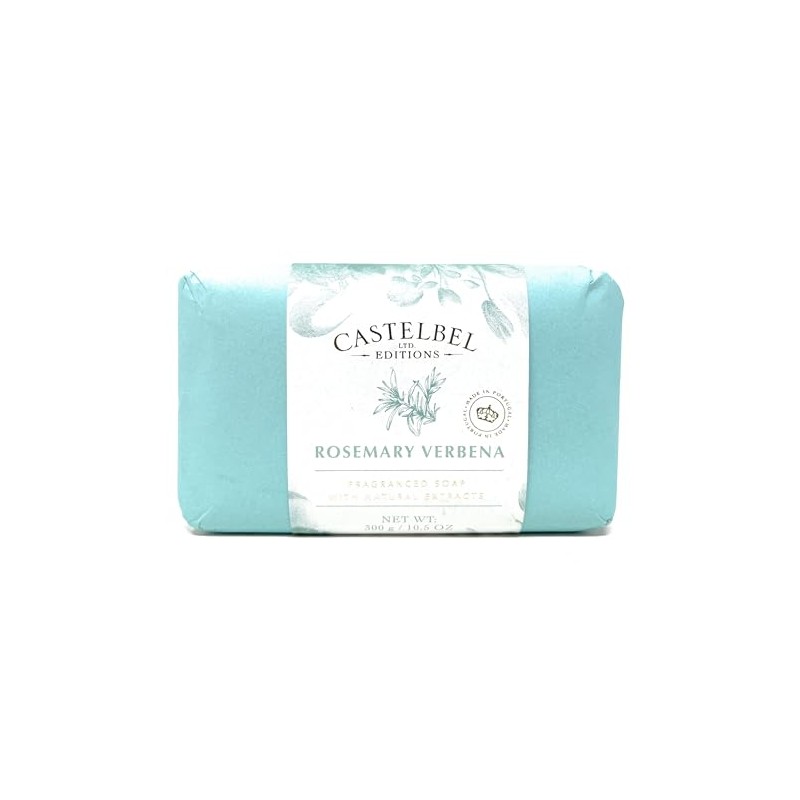 Castelbel Rosemary Verbena Luxury Fragranced Soap, 10.5 Ounces