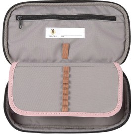 LÄSSIG Pencil Case School Spacy Pencil Case Unique, Rose/Blue/Black, Unique