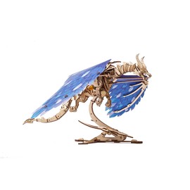 UGEARS Windstorm Dragon 3D Puzzles - Wooden Model Kits for Adults to Build - Realistic Wooden Puzzle Dragon Model Kit with Rubber Band Motor - Self-Assembly 3D Wooden Puzzles for Adults and Kids