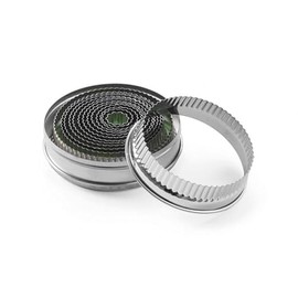 HENDI Cookie Cutter Set with Serrated Edge 14-Piece Set Diameter 120 x Height 35 mm Stainless Steel