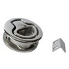 Amarine Made 2" Flush Pull Slam Latch Stainless Steel Round