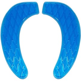 Gel Toilet Seat Cover, Toilet Seat Cushion, Toilet Cover Portable and Washable Toilet Seat Cover Universal, Washable, for Standard U Shape Toilet Seats (Blue)