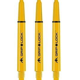 Mission Darts 5 x Yellow GripLock Shafts Medium Dart Stems S1079