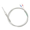 BGTXINGI 2pcs PT100 2-Wire Thermocouple Stainless Steel Temperature Sensor Probe