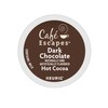 Cafe Escapes, Dark Chocolate Hot Cocoa, Single-Serve Keurig K-Cup Pods,