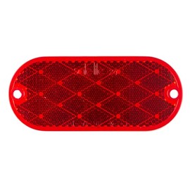 Grote 41032 Red Oval Reflector