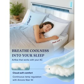 ZonLi Cooling Blanket for Hot Sleepers, 60"x80" Twin Size Lightweight Cool Touch Breathable Summer Blanket for Night Sweats, All-Season Cold Blankets, Mist Gray