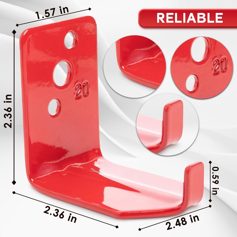 8Pcs Wall Mount for Fire Extinguisher - Fire Extinguisher Holder
