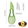 Avocado Slicer,Avocado Peeler Perfect for Mashing Avocados Enucleation Making Guacamole(Green)