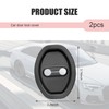 Car Door Strike Protector, Silicone Shock Absorber Pads, Car Door