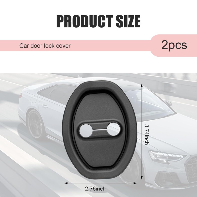 Car Door Strike Protector, Silicone Shock Absorber Pads, Car Door