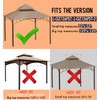 ONTHEWAY Replacement Canopy roof for Target Madaga Gazebo Model L-GZ136PST