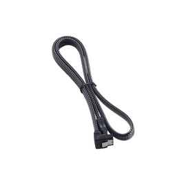 CableMod CM-CAB-RSAT-N60KC-R ModMesh Right Angle SATA 3 Cable - Black