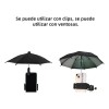 Soporte Para Sombrilla Para Teléfono Celular Para Auto Negro
