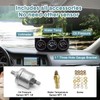 BREADEEP 52mm 3 in 1 Car Auto Gauge Kit (Volt