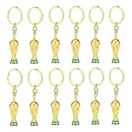 12 Llaveros Copa Mundo Futbol Soccer Mundial Trofeo Metalico