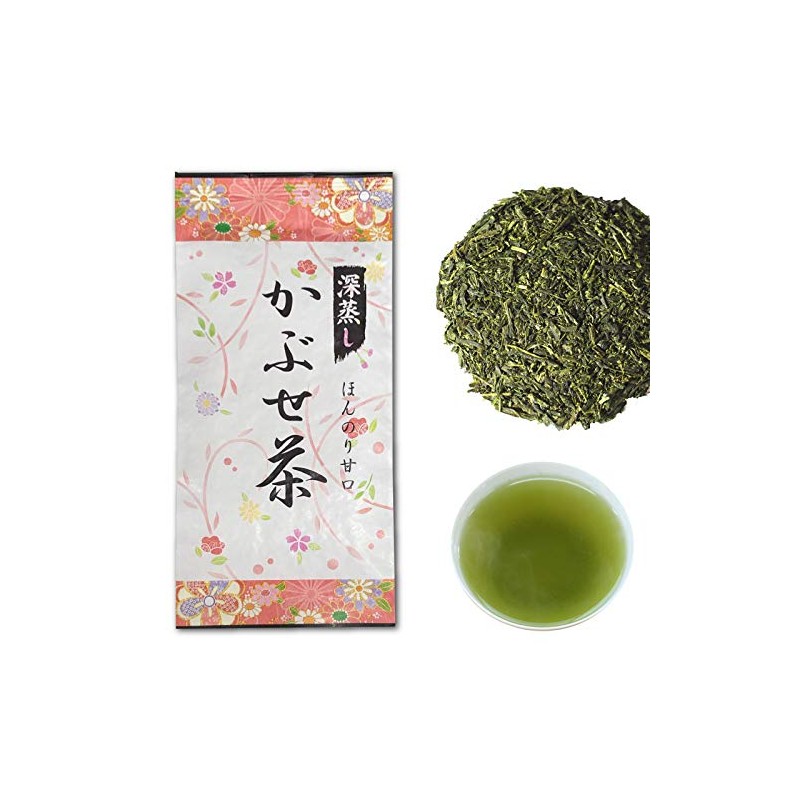 Deep Steamed Tea Kakegawa Tea, Aracha, Kabuse Tea, 2.8 oz