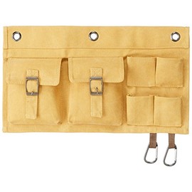 Oriental Case Wall Pocket Posh Posh Horizontal Type Width 18.1 x Height 10.2 inches (46 x 26 cm) Mustard Yellow POS-WPY-MT