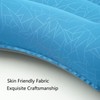 RLXMARTD Ultralight Inflatable Camping Pillow, Compressible Travel Neck Support, Blue
