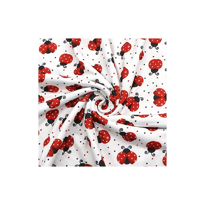 David Angie Printed Double Brushed Polyester Fabric Soft Smooth 4