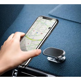 LDJYEONS Car Phone Holder, Magnetic Phone Holder for Car, 360° Rotation, Suitable for General Smartphones