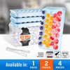 Emporio Kitchen Round Ice Cube Tray with Lid and Bin