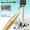 WEDO Air Hammer Pneumatic Chisel Bit,Non-Sparking Air Chisel,Tapered Head,Length 175mm,0.394