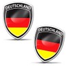 Skino Eu 2 x 3D Gel Sticker Germany Flag Badge