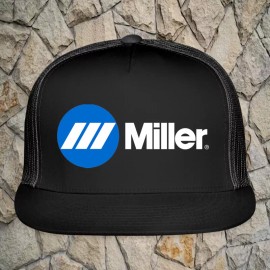 boso.tees Miller Welding Equipment Black Trucker Hat Cap Adult Size - One Size