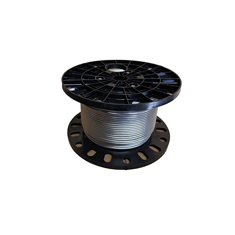 1/8" Stainless Steel Cable Railing Wire Rope 1x19 Type 316