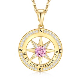 Meeshi Jewelry for Women Gifts for Her Anniversary Birthday Gifts for Wife (Gold-Oct-Tourmaline)