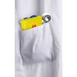 Needle Container for Bag | Yellow | Conbio's | Elite Bags