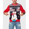 Spencer's Light-Up Snowballs Deep Christmas Sweater | Light-Up Christmas Sweater