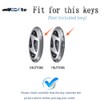 Ysbxitu Car Key Case with Round Key Fob Accessories Fits