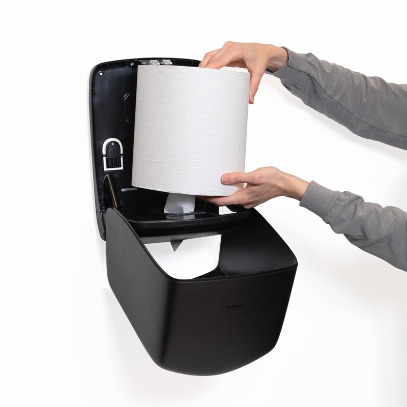 San Jamar Timeless Centerpull Roll Towel Dispenser, Pull Towel Holder