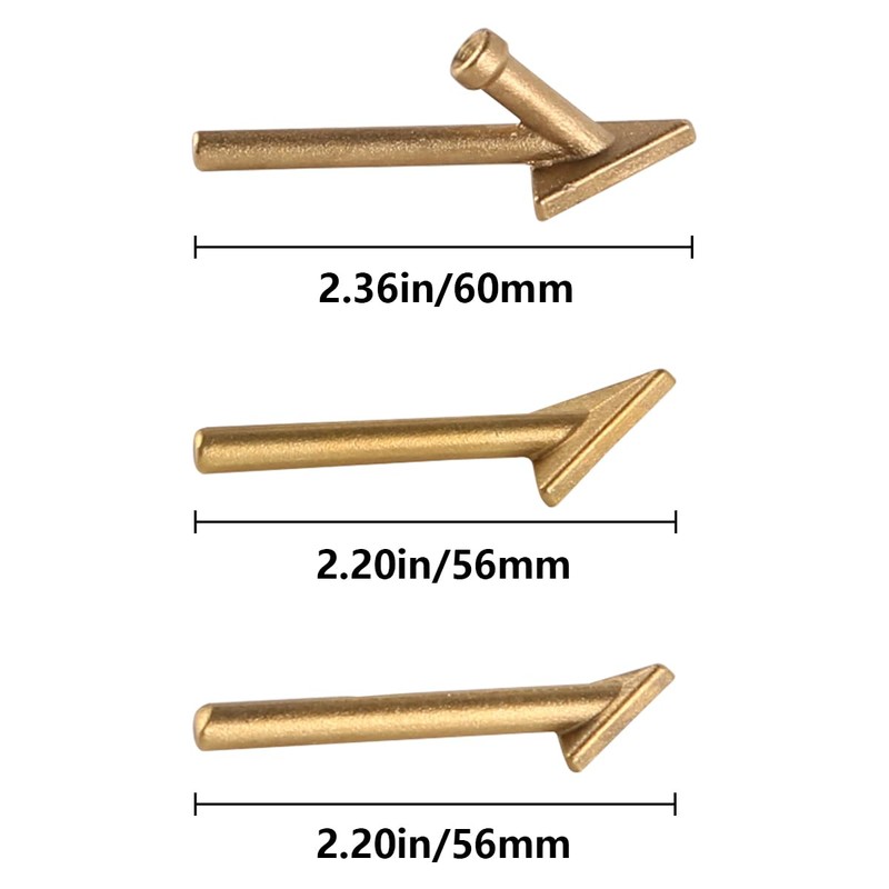Laroal 3 Pcs Iron Plastic Welder Soldering Iron Tips Replacement
