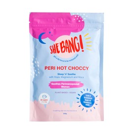 SheBANG! Woman Peri Hot Choccy with Magnesium Glycinate and Hops - Soothes Perimenopausal & Menopausal Women