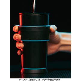ピーコック魔法瓶工業株式会社 Peacock ATX-R55 Tumbler with Straw, 19.7 fl oz (550 ml), Vacuum Insulated, Cold Insulated, For Sports Drinks, Carbonated Beverages, Green Black