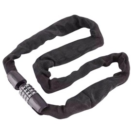 Bicycle Chain Lock, Length 39.4 inches (100 cm), Password Setting, Reset Function, Japanese Instruction Manual, Outdoor Door Lock, Bike Lock, Anti-Theft Chain Lock Dial